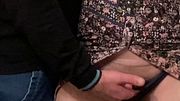 Hot Milf Gets Her Wet Pussy Fingered in a Public Subway