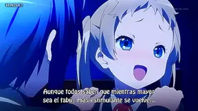 Romantic Chuunibyou Anime Couple Engage in Sweet Hentai Love Scene