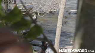 NAKEDSWORD BBC Tony Genius And Ricky Roman Outdoor Hook Up
