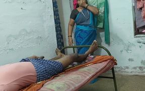 I Was Lying on the Bed Masturbating When Suddenly Aunty Came There and Was Shocked to See Me