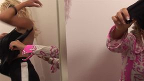 janet is helping big titty sharon pink get ready for her wedding with a 3 way