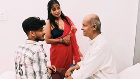 Indian Threesom Desi Video Boss Has Hardcore Sex with Servants Wife in Hotel Fuck Har Pussy Hindi Audio