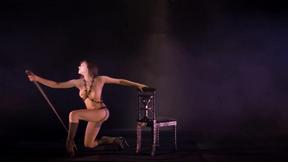 ”Solo beautiful babe likes to dance”