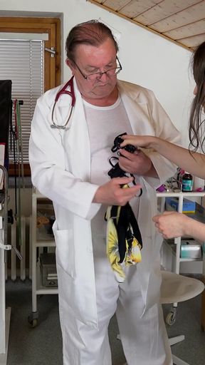Memorable moment from &quot;Very shy teen Eleanor examined by perverted gynecologist&quot;
