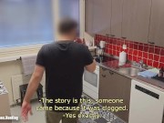 Young hetero plumber (collegue of the previous one) comes to check on my sink and get's $ offered fo