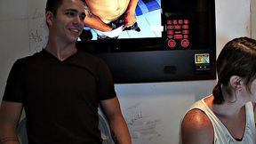 Real straight dude gloryhole sucked by stud till cumshot on face