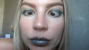 GREEN EYE SHADOW IS COMING OFF