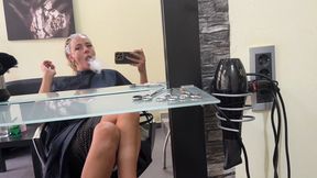 Secretly vaping and hair coloring