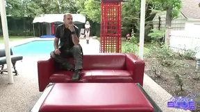 Sexy babe gets dominated and ties up for master's pleasure