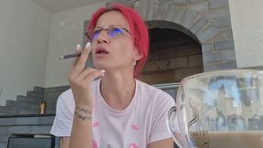 MORNING SMOKER COUGH - FIRST CIGARETTE OF THE DAY