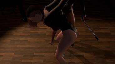 BDSM Black Girl Spanks White Girl