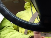 "Oops! I spilled some cum!" Road Head with Creamy Mouthpie Swallow