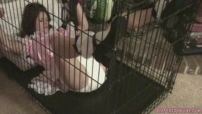 Dolly: Maid in Cage Fills Diaper