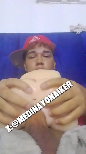 Fucking a Rubber Pussy