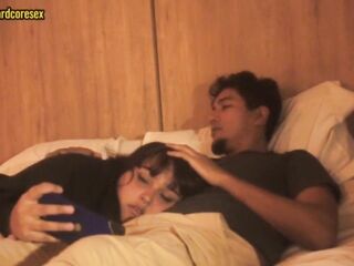 My stepsister lies on my lap and I put it in her throat on purpose I ALISONGONZALEZ X FANTASIAHARDCORESEX