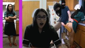 Nurse eRica gets spanked for being nosy during the quarantine!!