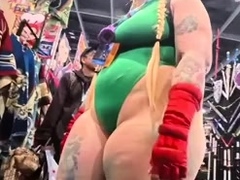 BBW Pawg cosplay candid