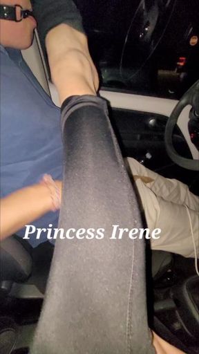 Real time session with my driver slut, 
Gag ball, foot fetish, tease and denial, draining, humiliation, ballbusting, shopping with his card