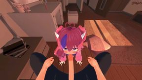 Ironmouse gets a missionary creampie from your POV - Vtuber Hentai.