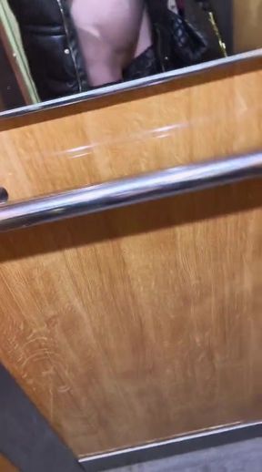 Flashing in the lift, public flasher