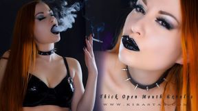 Thick Open Mouth Exhales