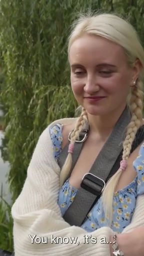 Stunning moment from &quot;HUNT4K. Cute blonde babe Daruma Rai was craving a huge cock in her tight pussy&quot;