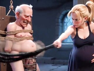 Pathetic Dude CBT Humiliation - Chastity Cage & Enormous Whipping