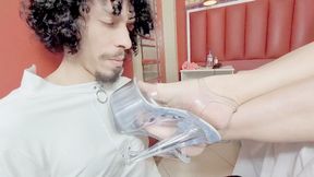 SWALLOW MY FEET TO THE EXTREME MALNUTRIED SLAVE - BY SCARLET WHITE - CLIP 1 IN FULL HD