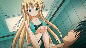 Hot pervy hentai: Blonde girl with big boobs loves riding her boyfriend's cock