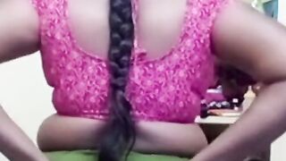 Desi removing dress