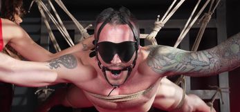 TS Beauties Eva Maxim & Millie Morgan Tag-Team Derek Kage