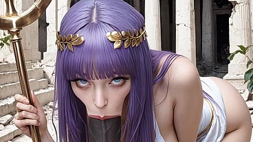 The love of Athena(saint seiya) part 1 (AI-generated) (No live-action) (NSFW) (fully voice)