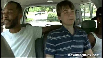 BlacksOnBoys - Nasty sexy boys fuck young white sexy gay guys 12