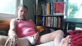 Library Training with Feet and Cum Countdown