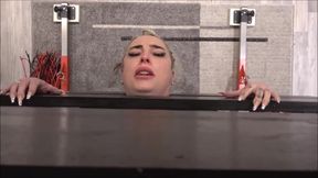 Sex Slave in Pillory Used and Inseminated