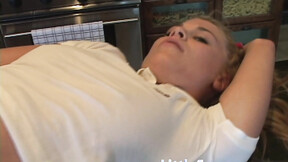 Little Summer Fingering Twat on top