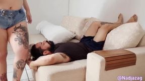 BBW Farting with jeans shorts Smartphone