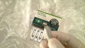 Glycerin suppository causes orgasm with abundant squirting