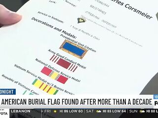 My actual step daddy discovered his burial flag