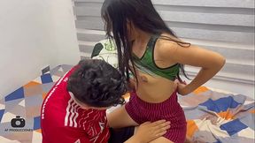 Stepsis to pretend as GF for rough sex