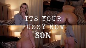 It's your pussy now stepson, fucking stepmom's fat ass - Anna Scot