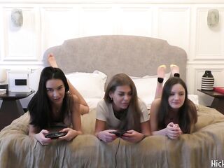 fucked Step Sister and her Allies when they Play a Game " Worm Jim "