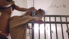 She Traded Me A Blowjob For Backshots. Snuck A Quickie In The Stairwell