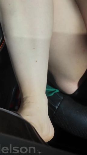 Passenger Seat Orgasm - I Just Couldn’t Resist
