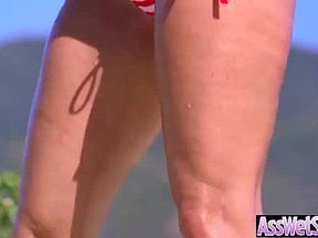 Round Huge Butt Girl (Ava Addams) In Hardcore Style Anal Sex Tape clip-09