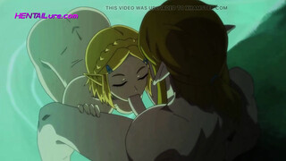 Zelda’s Sexual Appointment at the Royal Pool: A Lewd Visitor Brings an Sudden Twist! ANIME PORN Parody