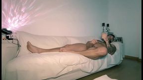 busty hot trans babe dayanna vidal fucks with her friend danny northwood on the sofa