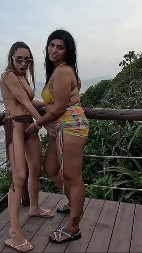 Me and My Friend Making Out Live on the Beach.
