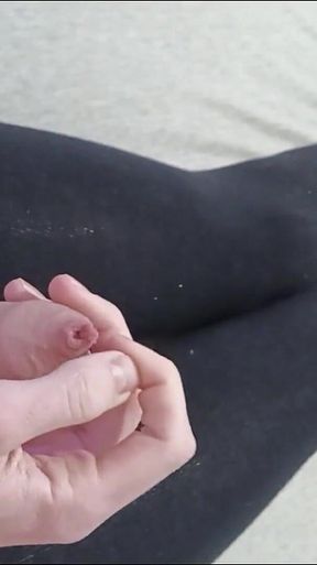 Young Trans Masturbates Alone in Her Room Until Ejaculation