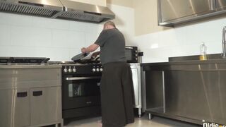 Fat grandpa fucks thin barely legal jizzes inside their mouths